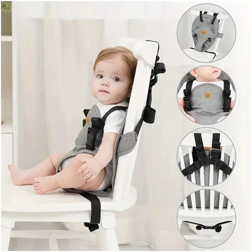 Ceinture de Sécurité pour Chaise Haute Bébé: Maintenez Bébé en Toute Sécurité à Table – Image 2