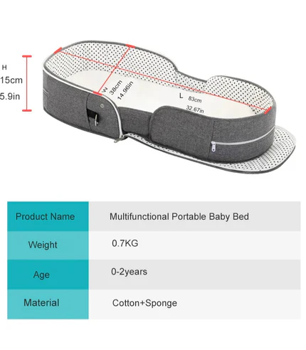 Berceau de Voyage pour Bébé - Sécurité, Confort et Praticité en Vadrouille – Image 5