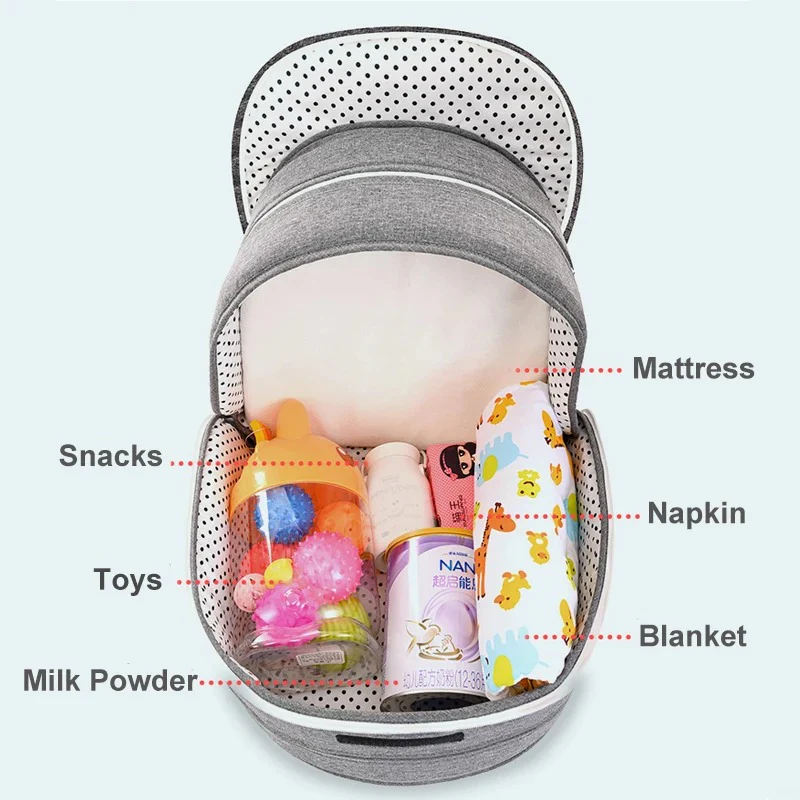 Berceau de Voyage pour Bébé - Sécurité, Confort et Praticité en Vadrouille – Image 3