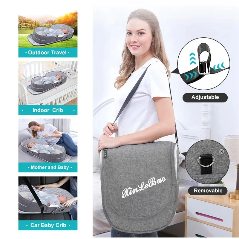 Berceau de Voyage pour Bébé - Sécurité, Confort et Praticité en Vadrouille – Image 2