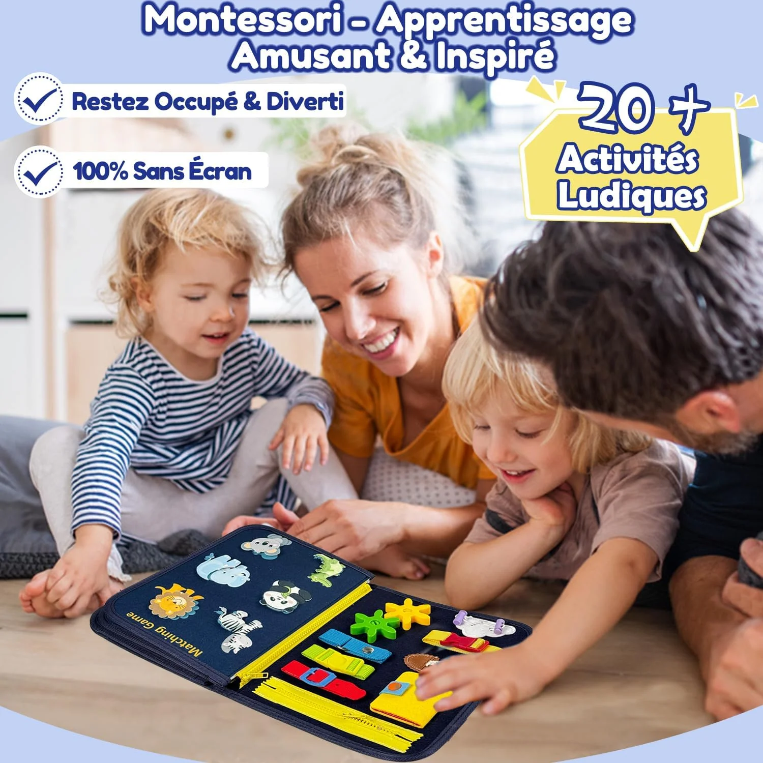 Eveillez les sens de votre bébé avec notre livre Montessori sensoriels – Image 9