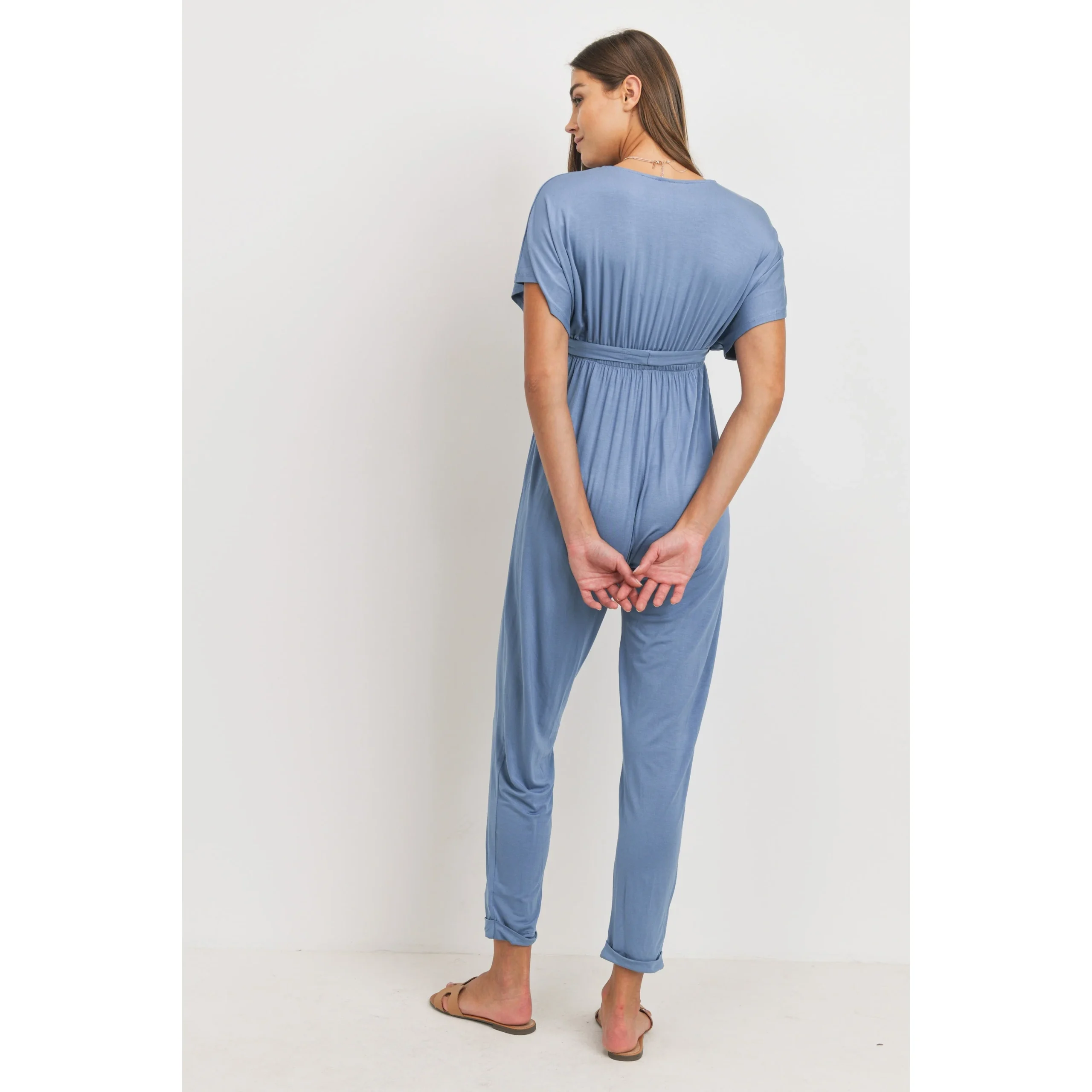 Combinaison allaitement manches kimono - Bleu ciel - Hello Miz – Image 4