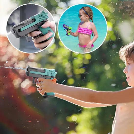 MINI PISTOLET A EAU MÉCANIQUE - TIR CONTINU LONGUE PORTÉE – Image 4