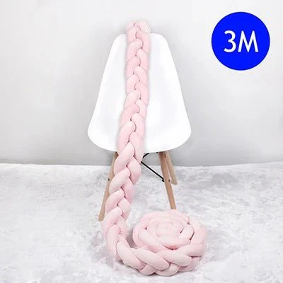 Tour de Lit Tresse ROSE™ – Protection Douce et Sécurisée pour Bébé – Image 4