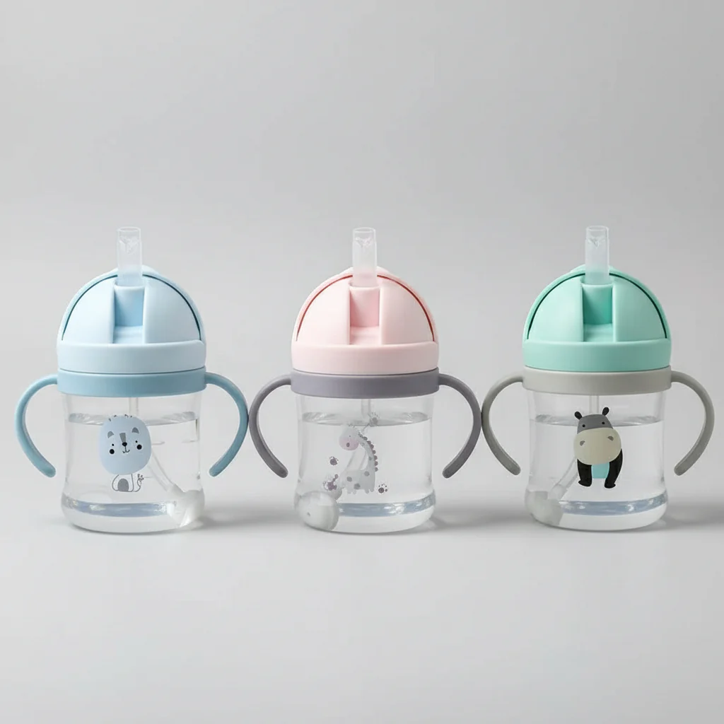 Verre bébé | Anti-fuite avec paille intégrée™ – Image 4